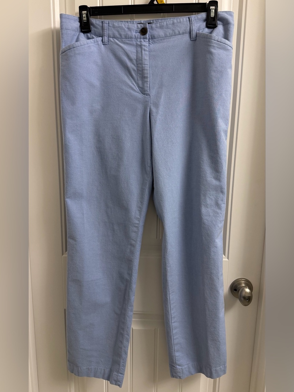 Talbots Straight Leg Pants in Light Blue